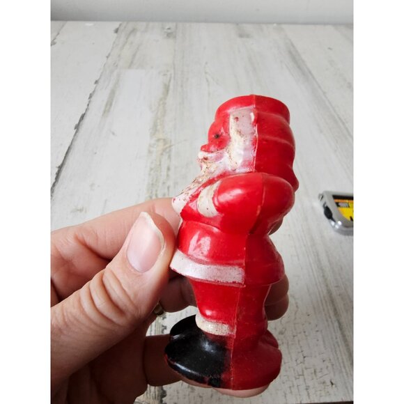 Vintage plastic red Santa‎ Xmas decor - Picture 3 of 8